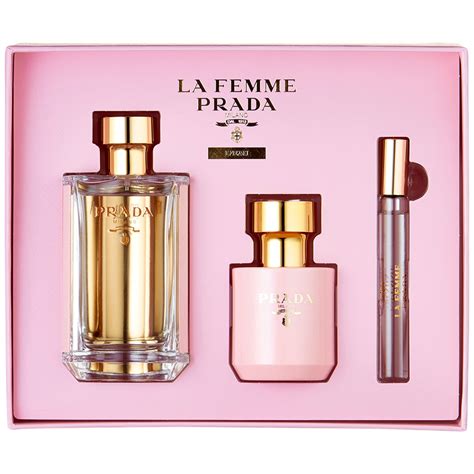 prada perfume la femme set|prada la femme gift set.